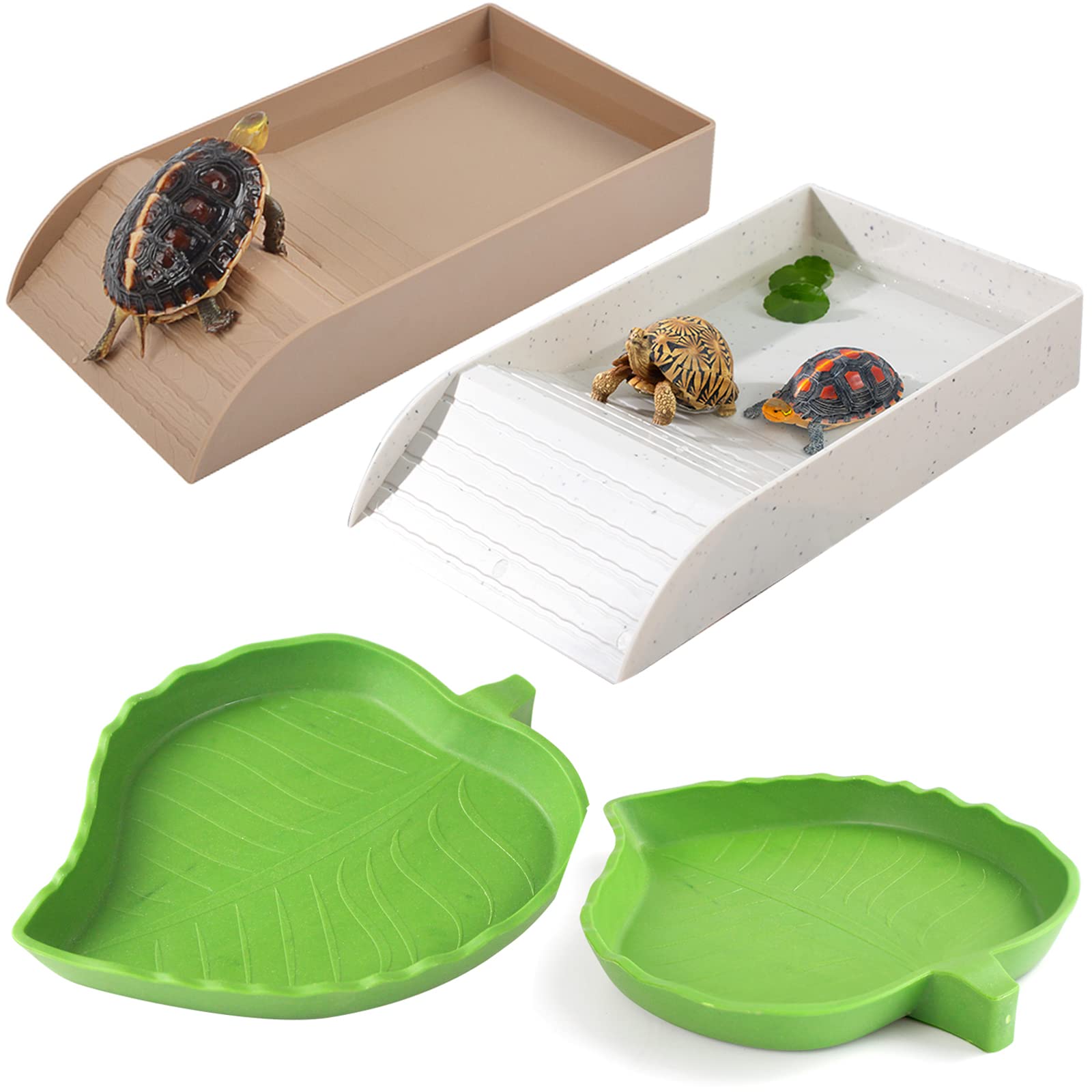 XDONEF bol nourriture tortue feuille gris petit – capacité adaptée.