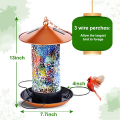 XDW-GIFTS Verre mosaique reflets soleil: ambiance lumineuse nocturne.