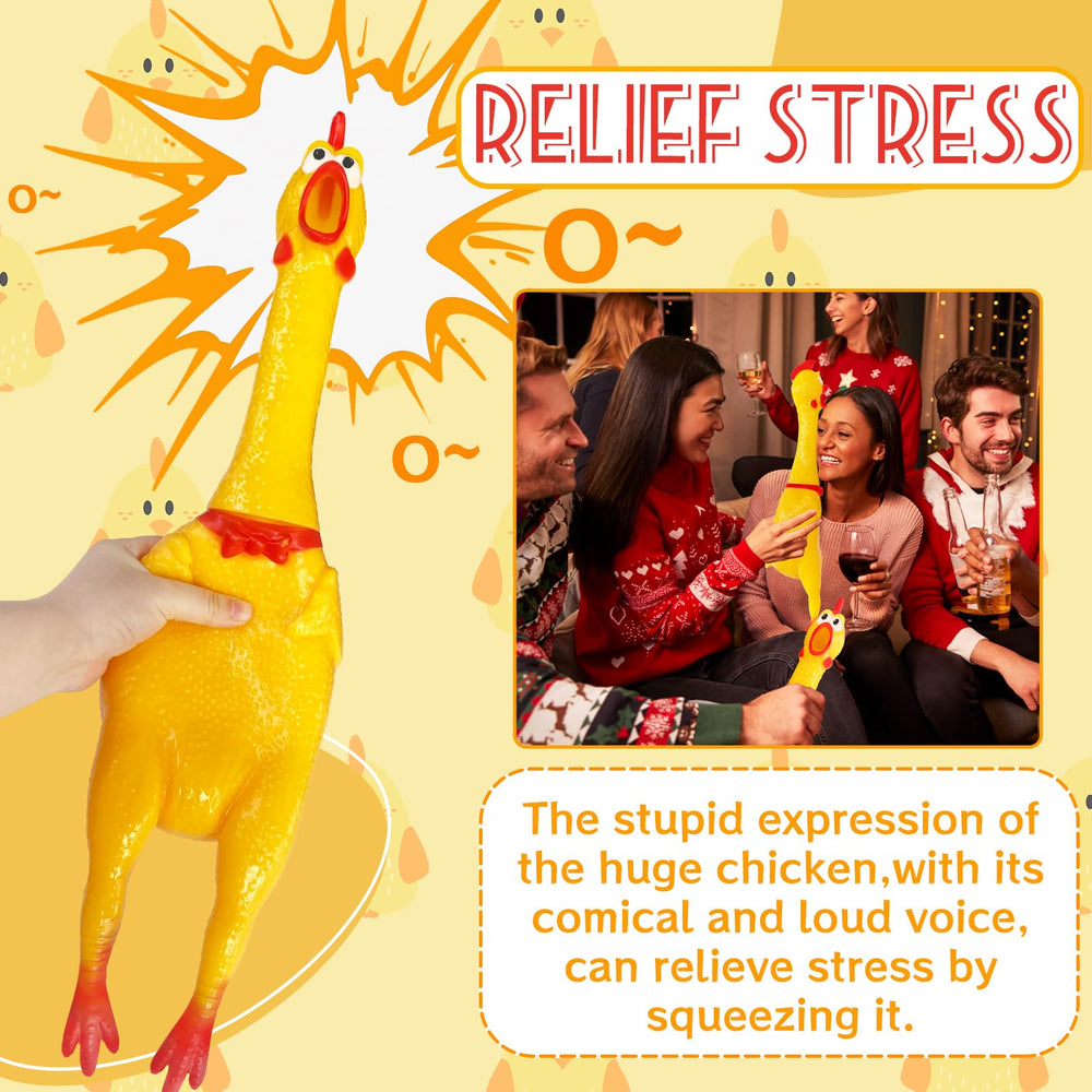 Xeehwb poulet gag, cadeau original qui attire les regards lors des fêtes.