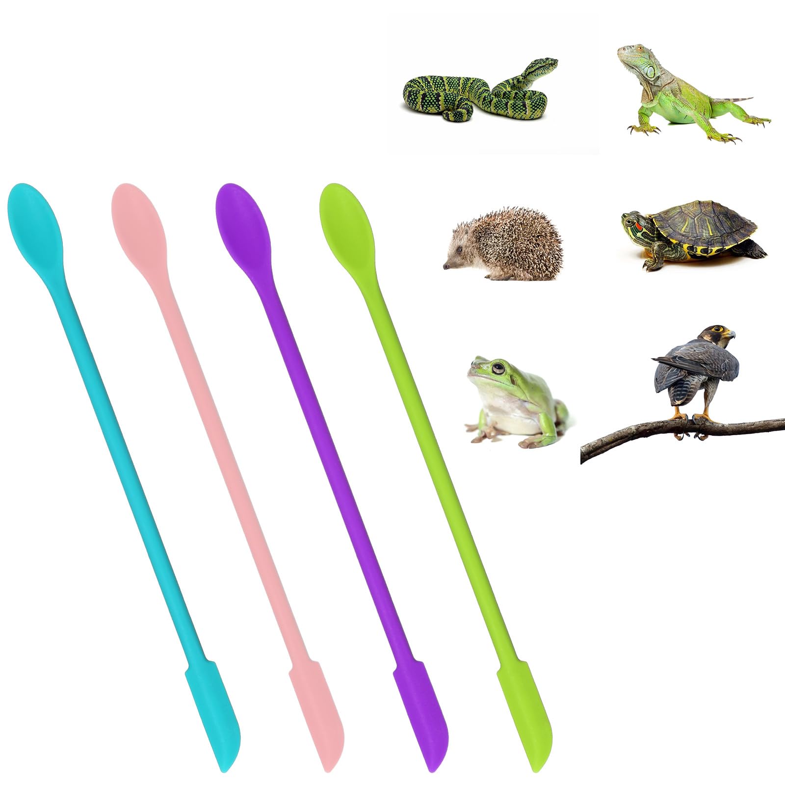 Xelsluthe cuillieres-reptile nettoyage facile après les repas.