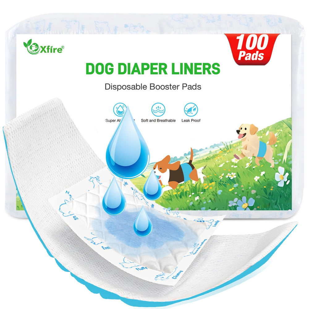 Xfire boosters d'absorption rapide pour couches canines, réduction des fuites.