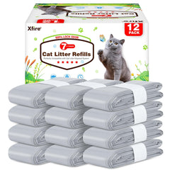 Xfire paquets-recharges-litiere 12, solution durable pour remplacer facilement.
