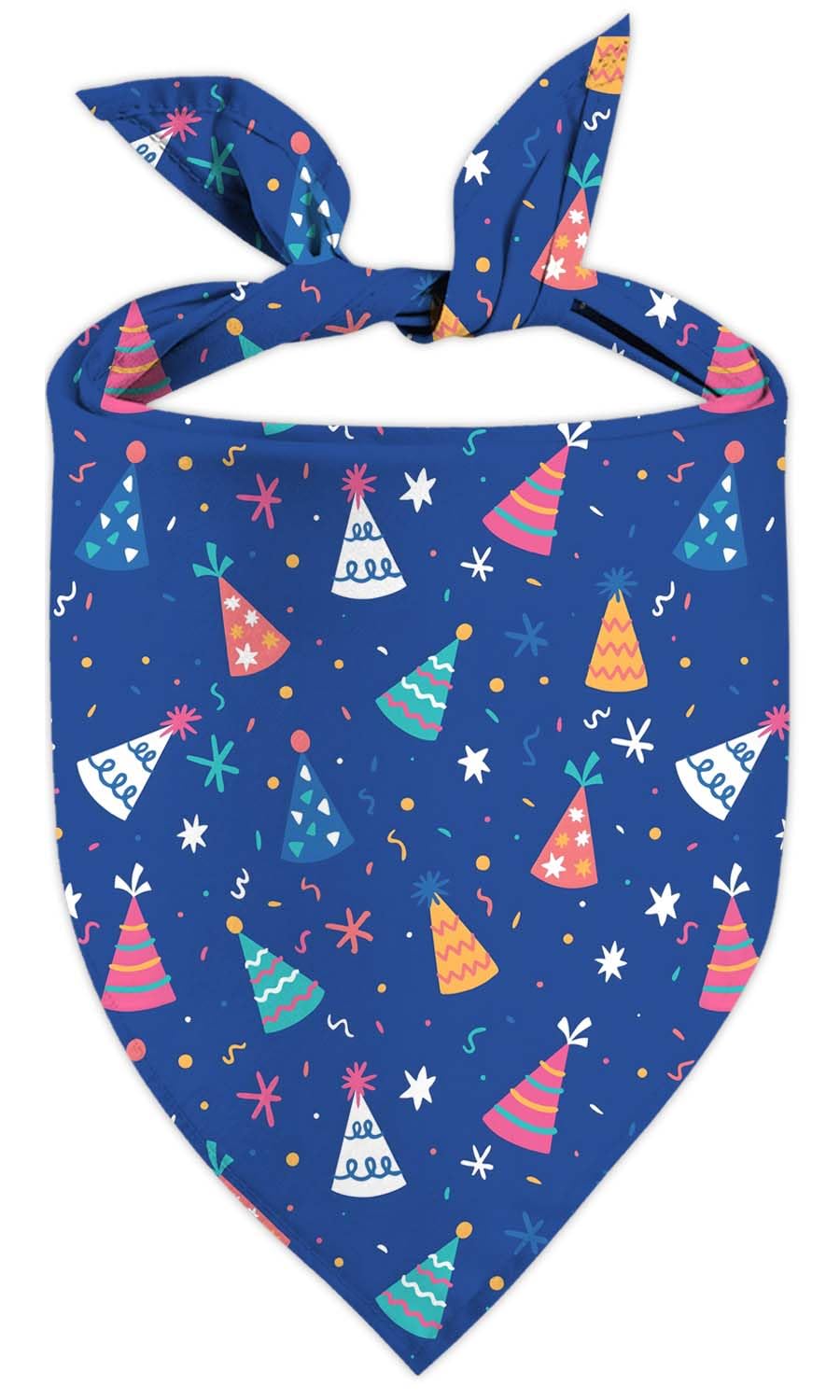 Bandana XGXHZYLC anniversaire double-face pour chien et chat, l'accessoire idéal pour une fête.