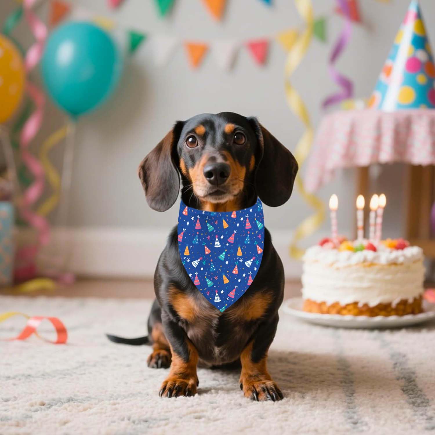 Bandana anniversaire XGXHZYLC, tenues festives pour animaux de compagnie.