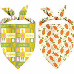 Bandana paques XGXHZYLC pour chien et chat, ensemble festif et facile à porter.