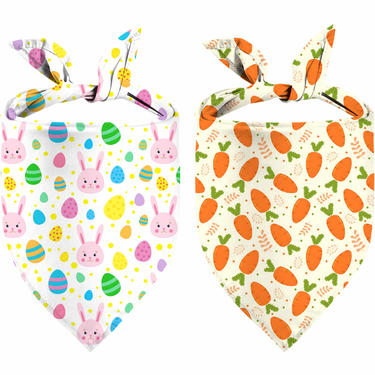 Bandana XGXHZYLC paques chien lapin, look festif et mignon