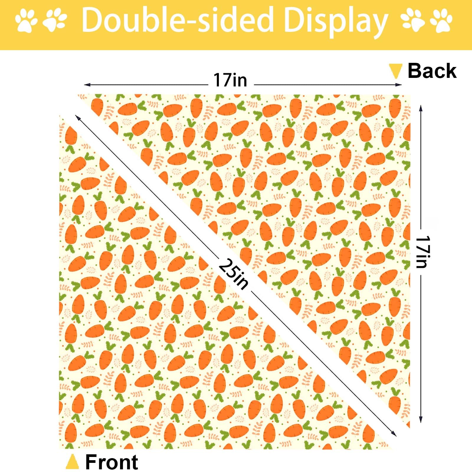 Bandana XGXHZYLC paques lot de deux, pratique et économique