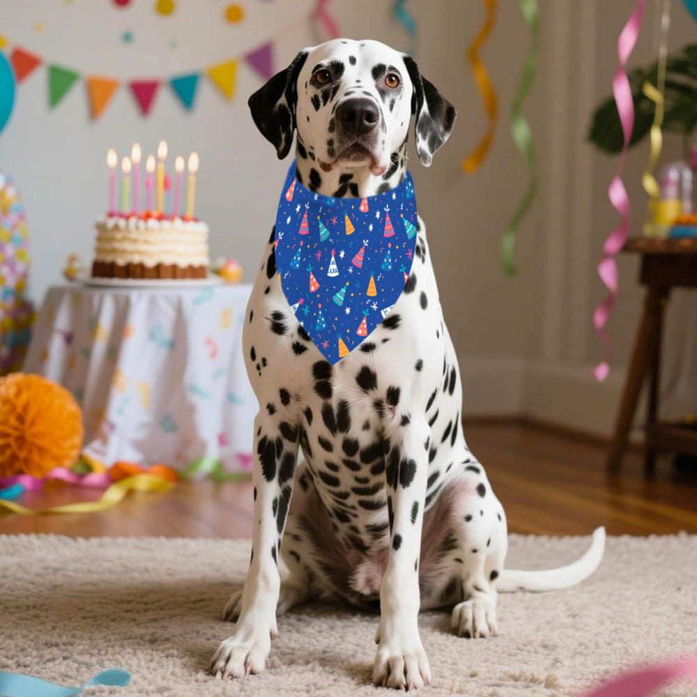 Bandana XGXHZYLC pour chien, version collier ajustable pour fêtes.