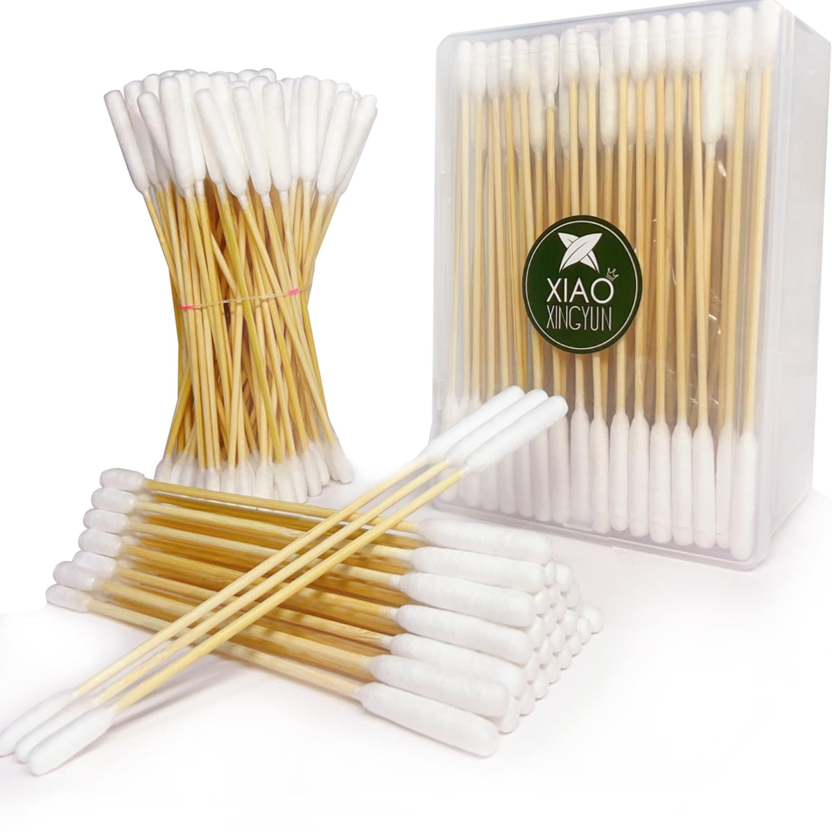 XIAOXINGYUN coton long 6 pouces pour oreilles, accès profond et nettoyage précis.