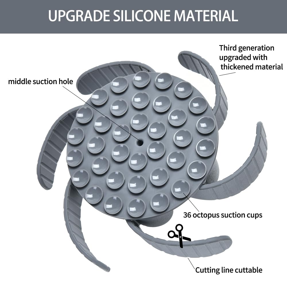 Silicone doux gris XIAOZHIHUI, matériau sûr et souple pour votre chien.