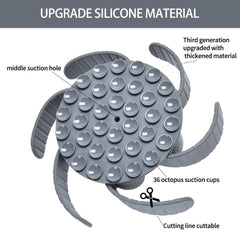 Silicone doux gris XIAOZHIHUI, matériau sûr et souple pour votre chien.