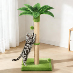 XiaZ Arbre à griffer 34 po avec base large en sisal, idéal pour protéger vos meubles.