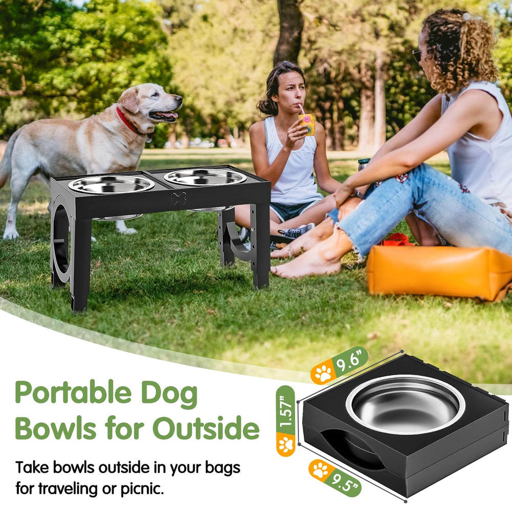 XIAZ bol double anti-glisse et conception silencieuse pour repas sans débordement.