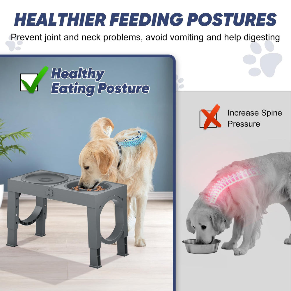 Hauteurs reglables XiaZ pour un confort sur mesure lors des repas.