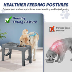 Hauteurs reglables XiaZ pour un confort sur mesure lors des repas.