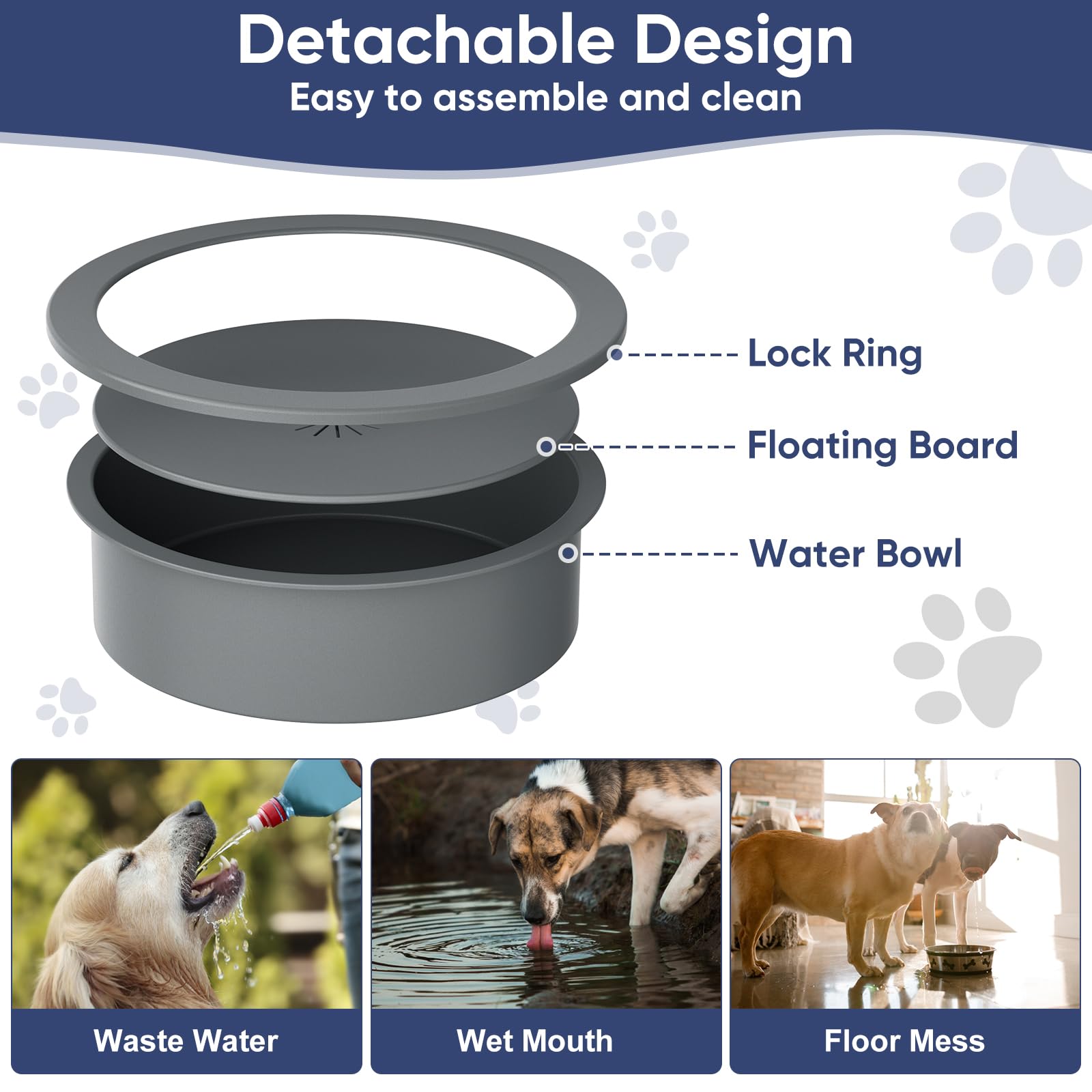 XiaZ gamme pour chiens sensibles, posture naturelle pendant le repas.