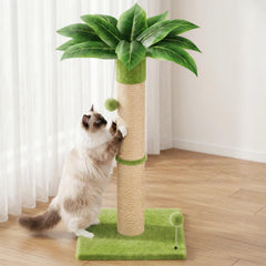 xiaz-grattoir-chat-tour-34-pouces offre base stable et étirement vertical pour chats