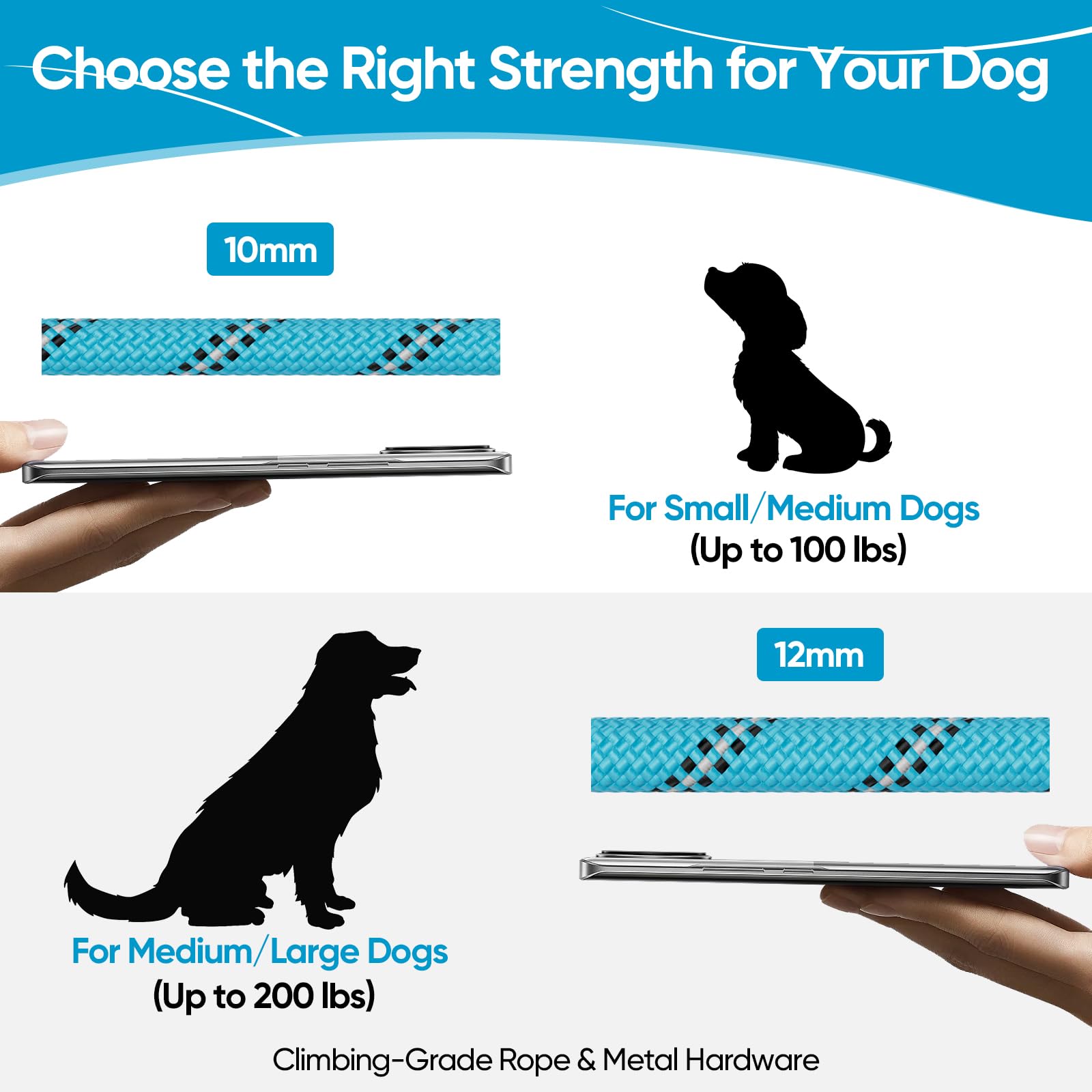 Laisse XiaZ double-chien, idéale pour chiens actifs, offre contrôle tout en douceur lors des balades.