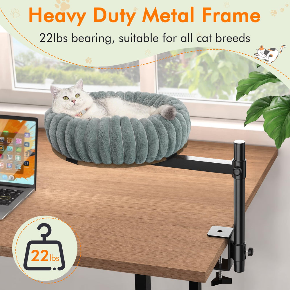 XiaZ Nid Chat Design Élevé, sécurité et vue améliorée pour votre chat.