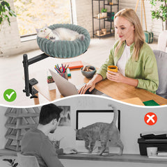 XiaZ Nid Chat Hauteur Ajustable, positionnement personnalisé pour votre félin.