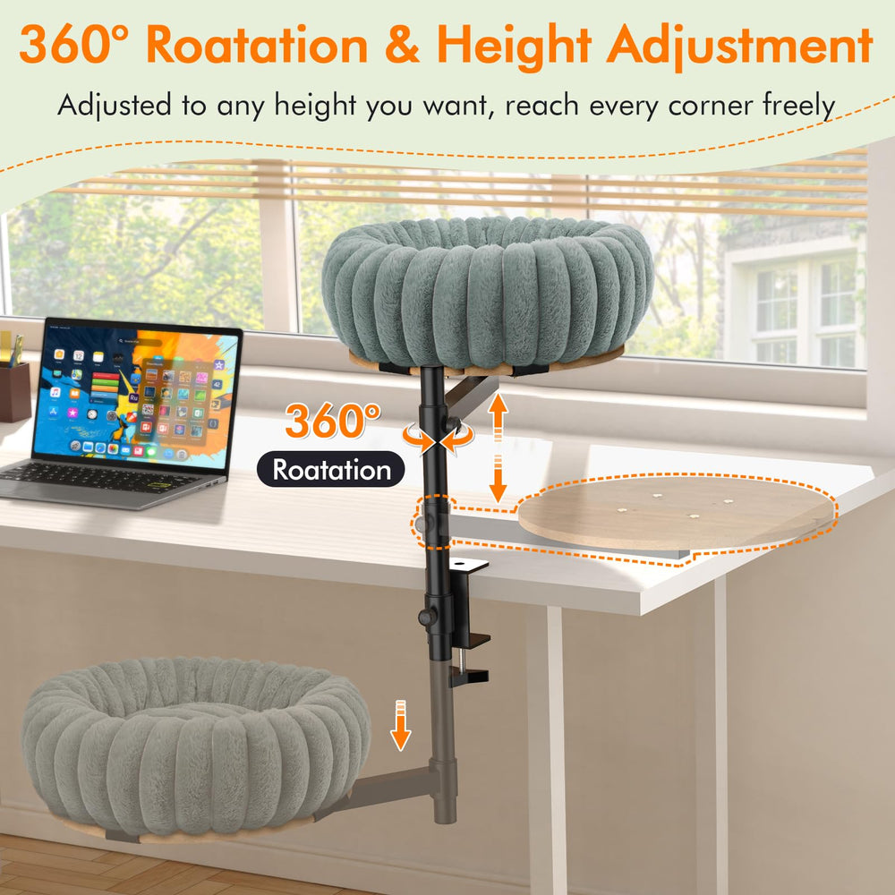 XiaZ Nid Chat Montage Desk Top, installation aisée sur le plateau.