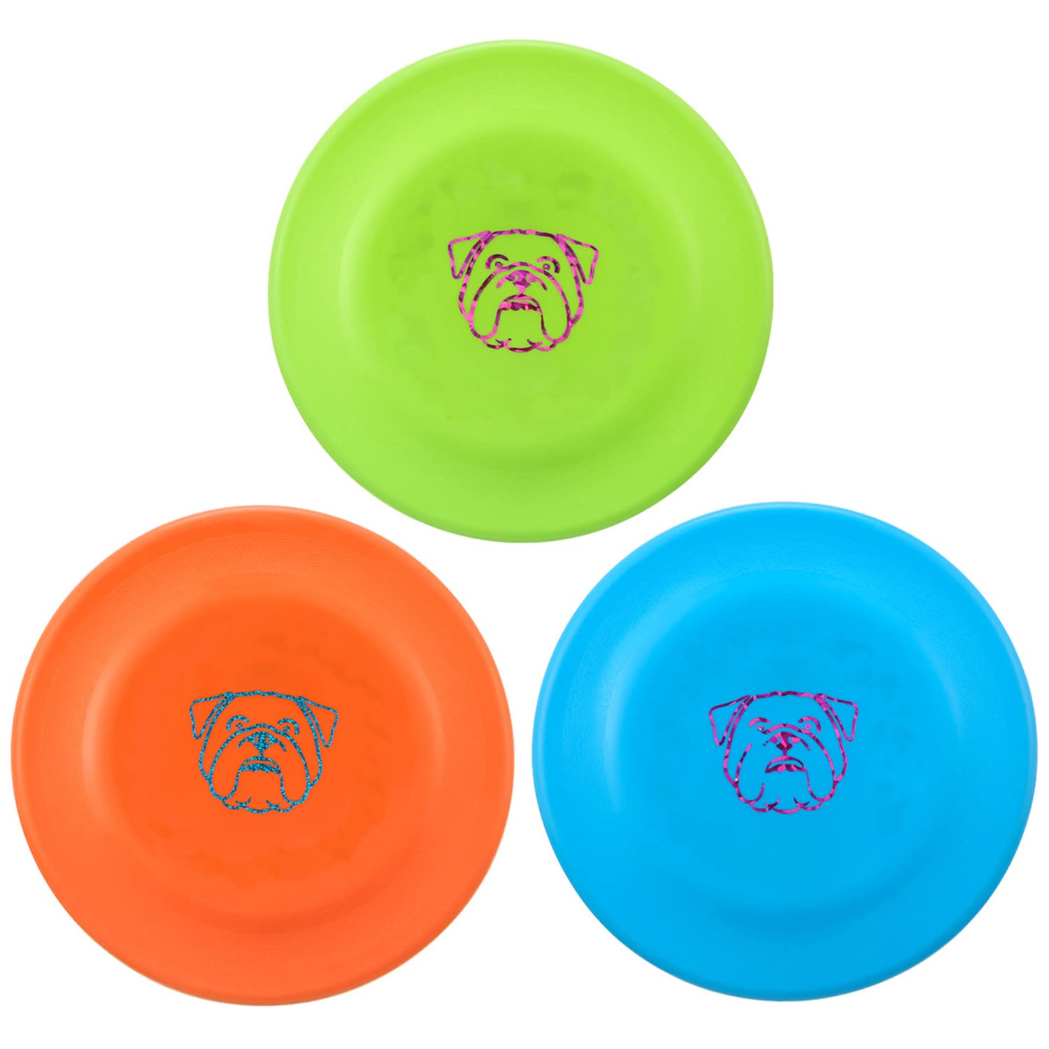 Disque volant XIGOU bleu, léger et durable pour jeux de fetch en plein air.