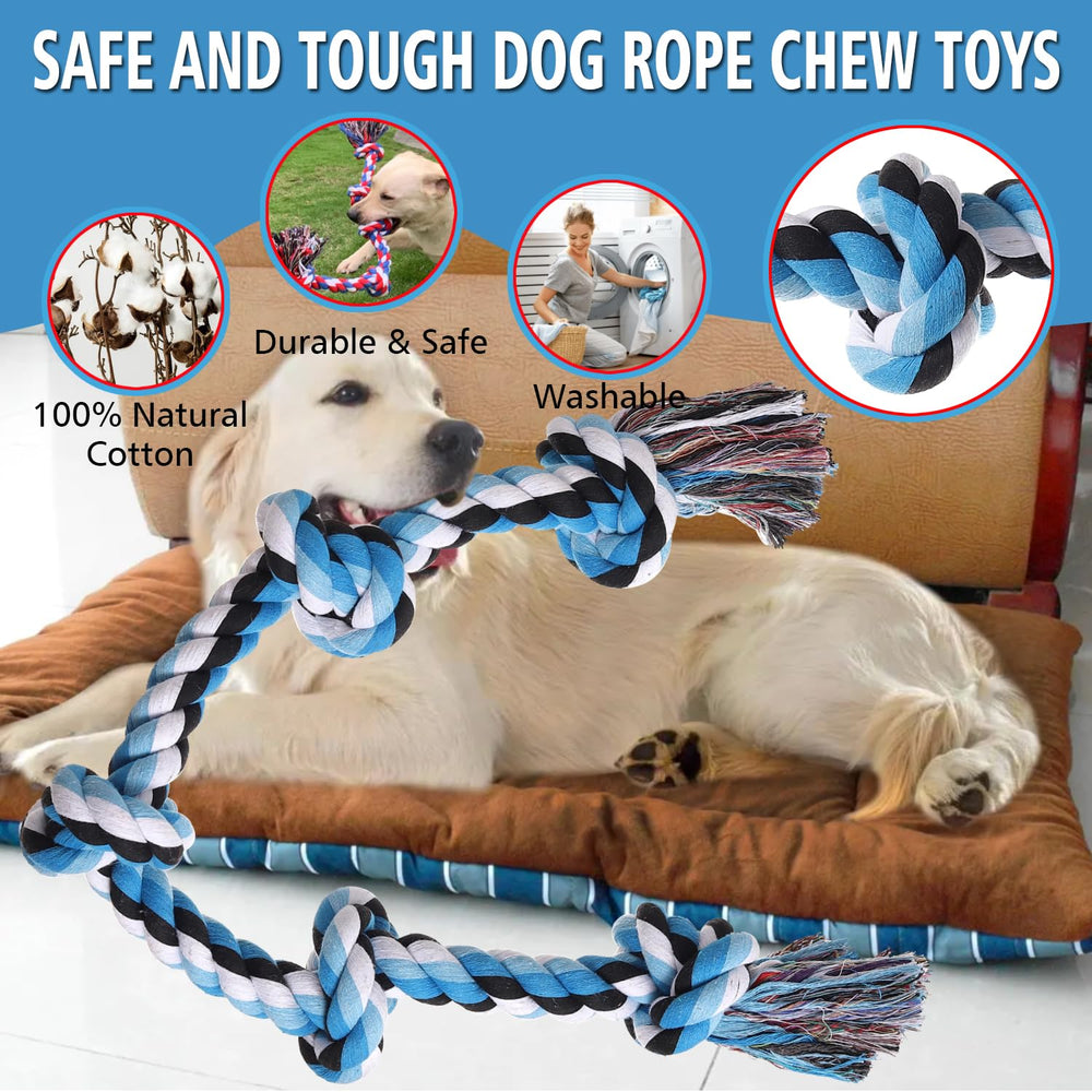 Jouet interactif XIGOU, corde divertissante pour chiens.