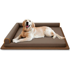 Lit chien Xihan avec mousse mémoire orthopédique pour un repos soutenu.