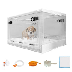Chambre d’oxygène XingRuiTai pliante 55L pour petits animaux, visibilité claire.