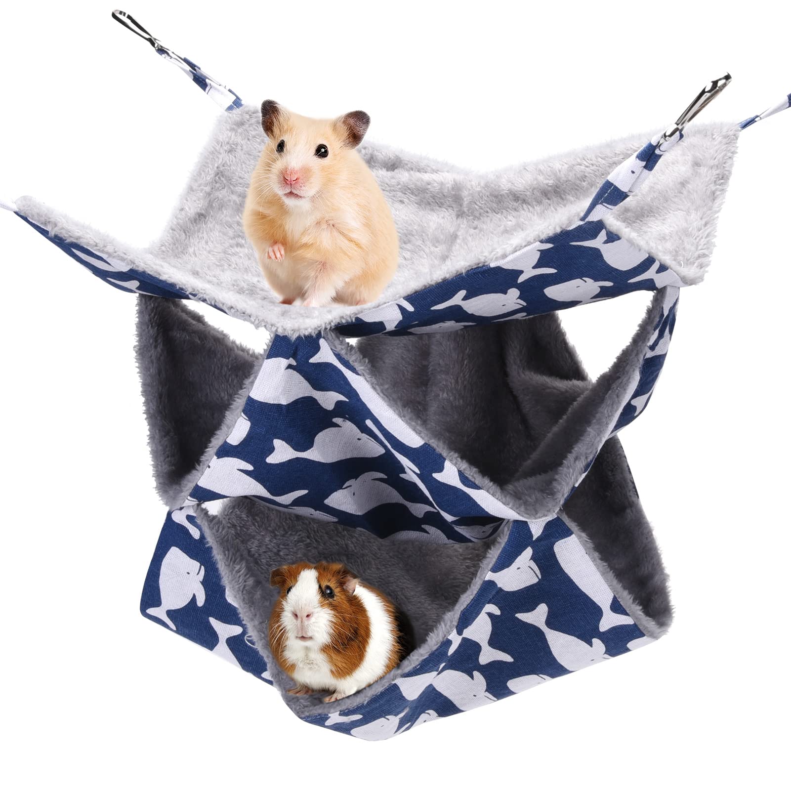Hamac XINRUI 3 niveaux pour furet et rat, espace repos sécurisé