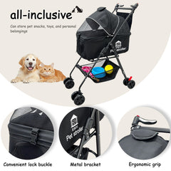 Poussette XINYI roues-durables-360, maniabilité sur tous terrains.