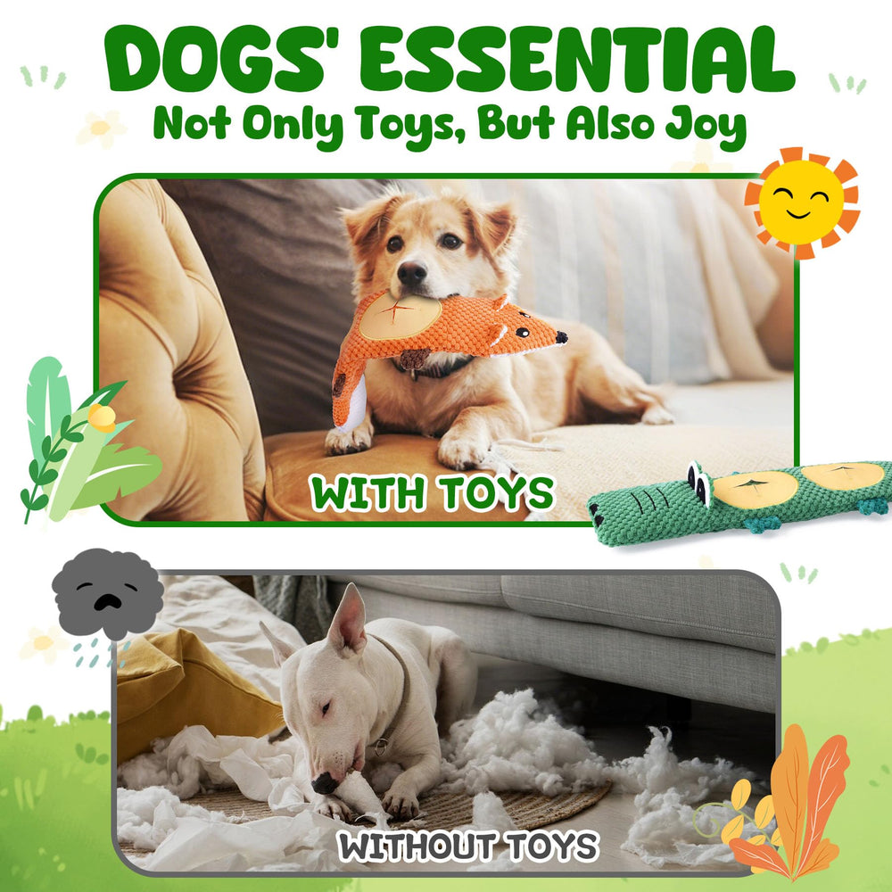 Ensemble XIUGOAL 2-pack de jouets interactifs pour chien.