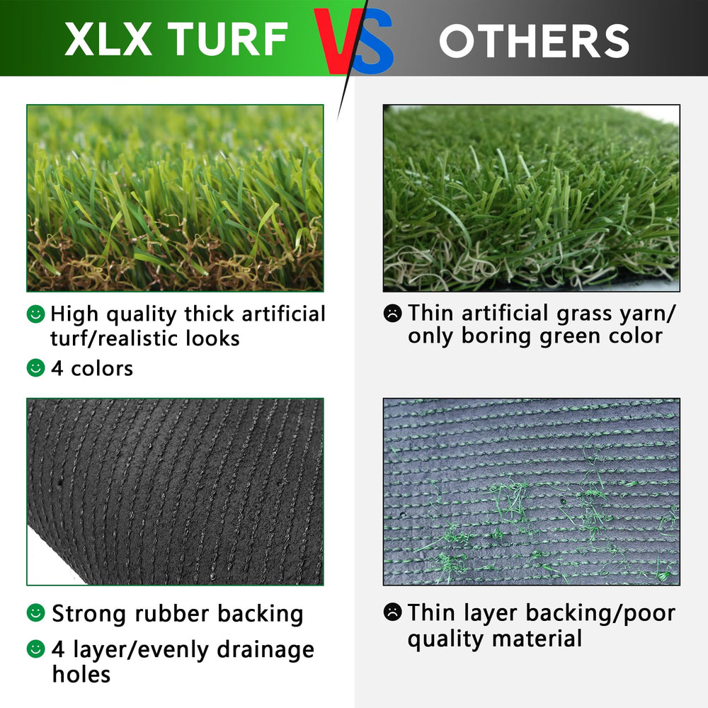 XLX TURF taille ajustable et facile à couper pour cages et zones dédiées.