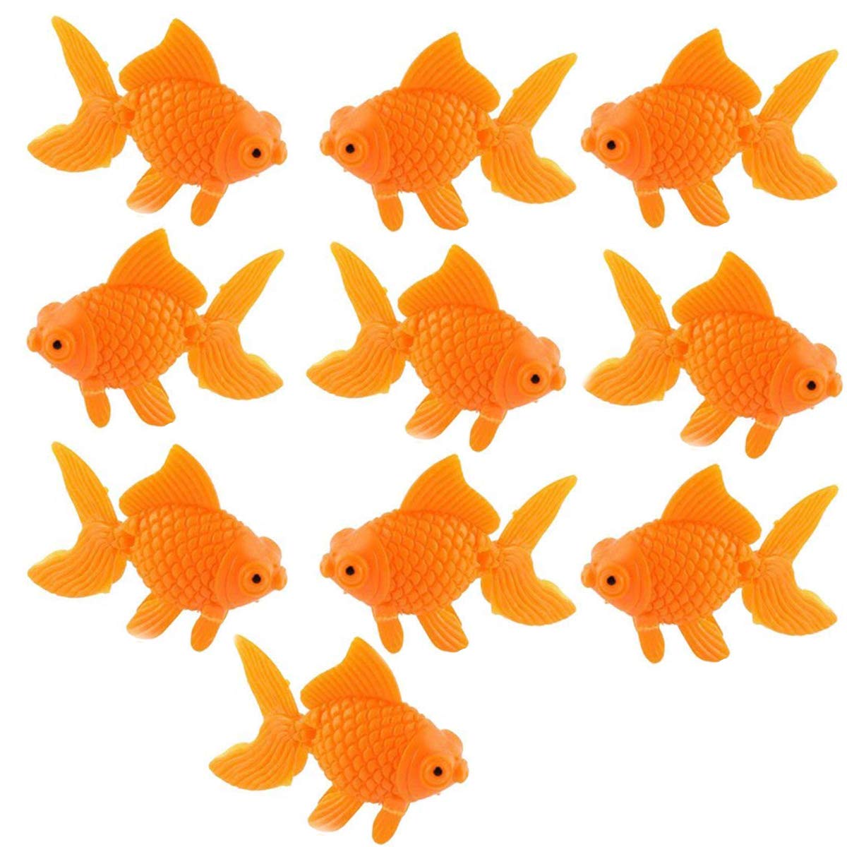 XMHF poisson orange flottant, décoration d'aquarium apportant couleur et vie