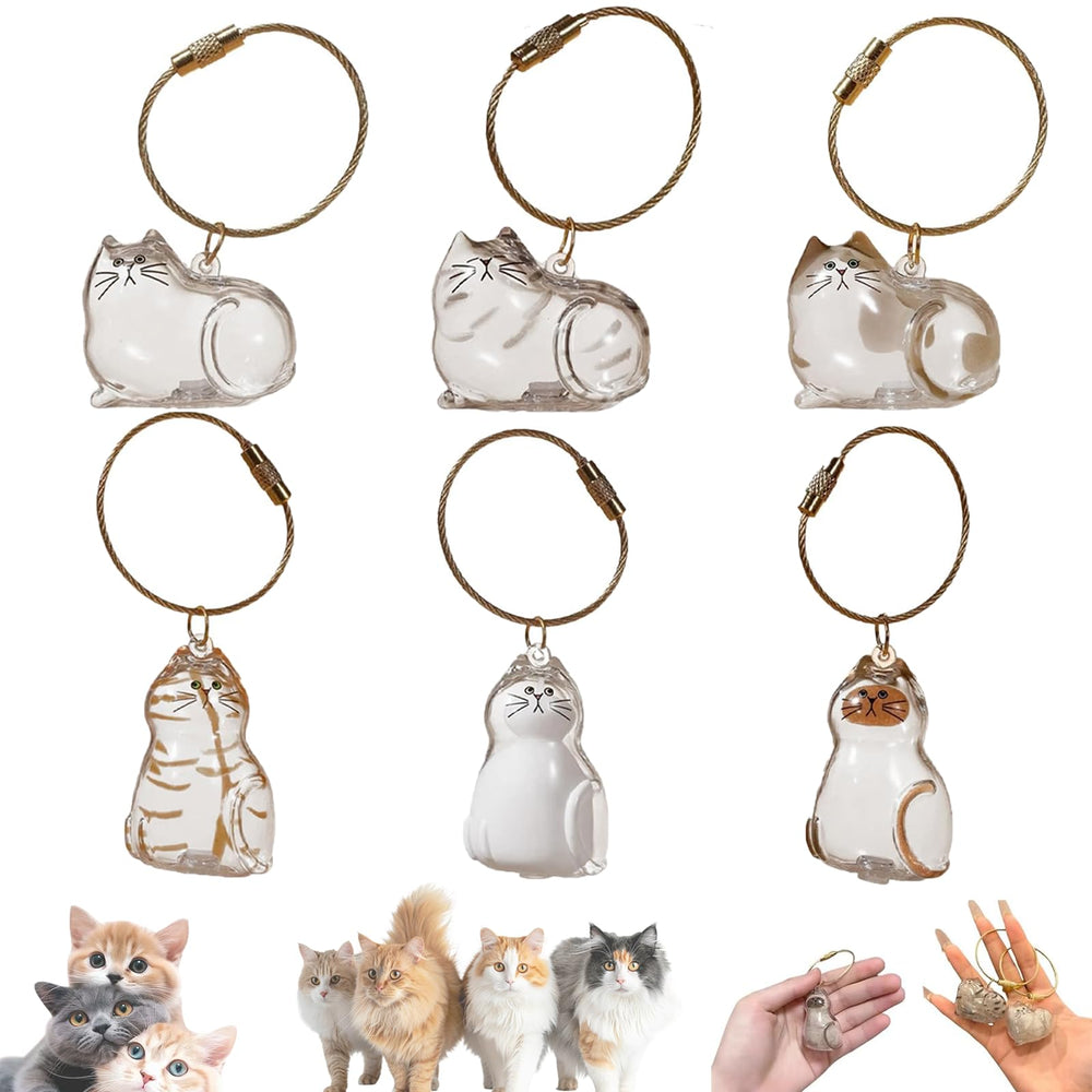 Bouteille Xoprmey pour stocker les poils d’animaux, format compact.