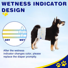 XPCARE couches mâles XS – indicateur d'humidité changeant de couleur
