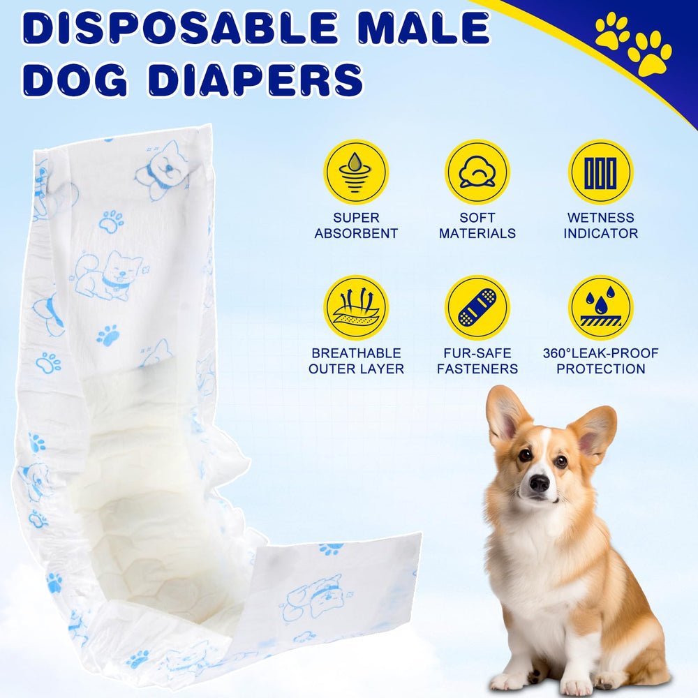 XPCARE wrap-chien-male-voyage-promenade: parfait pour voyages et promenades.