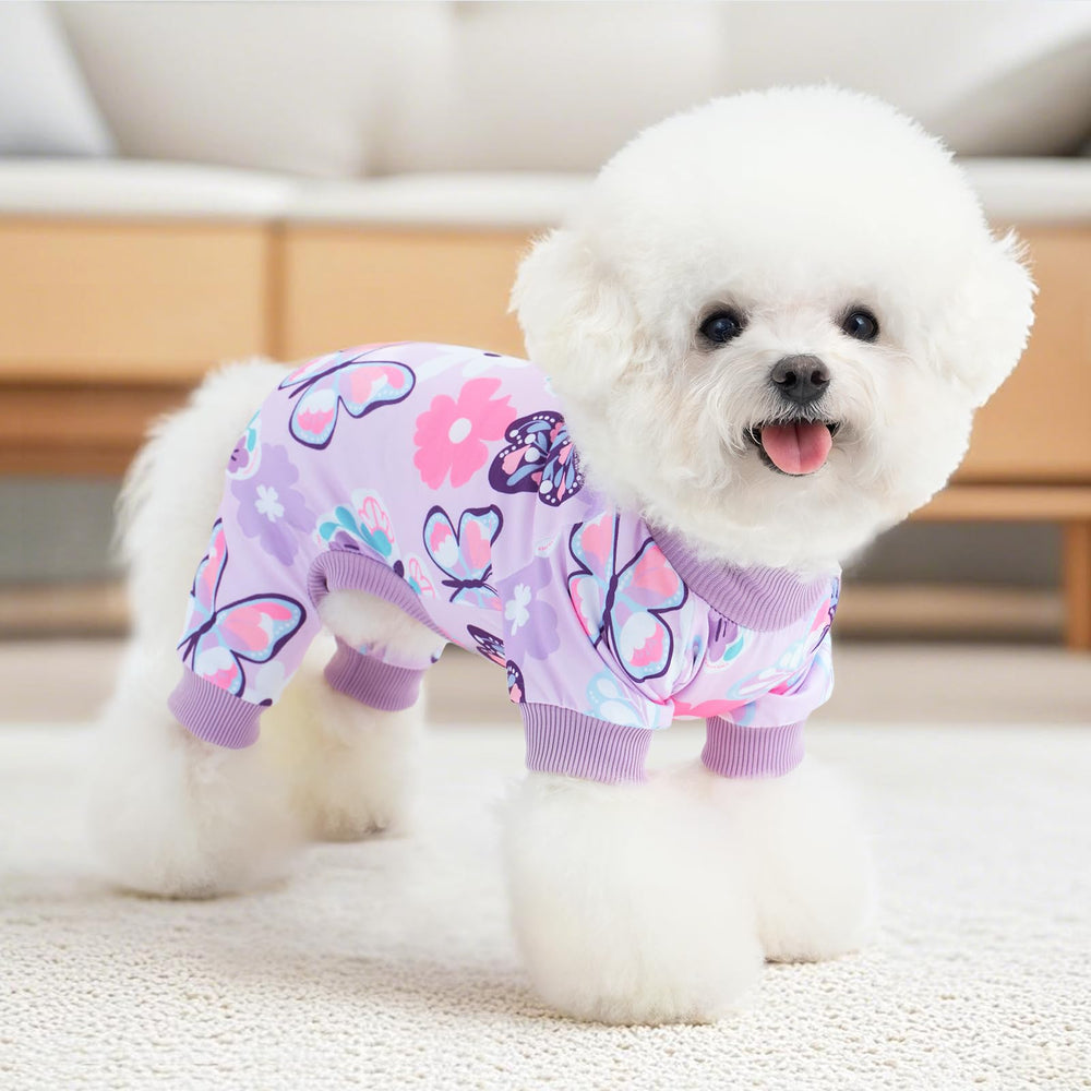 XPUDAC pyjama chat motif fleuri été, confort et liberté de mouvement.