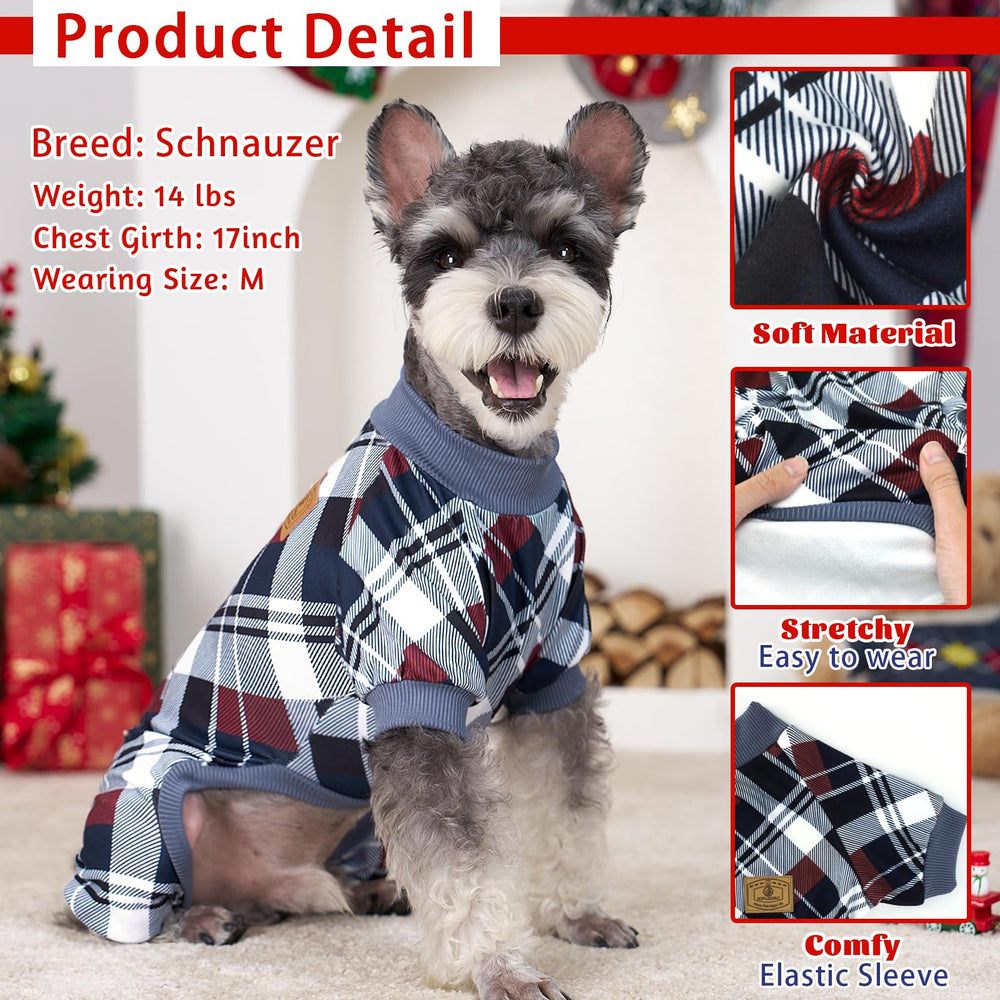 XPUDAC pyjama chat Noël plaid rouge, pratique et mignon.