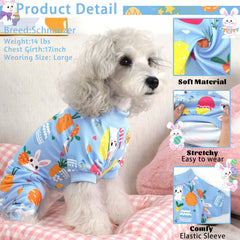 XPUDAC pyjama chien tissu doux respirant pour chaleur légère.