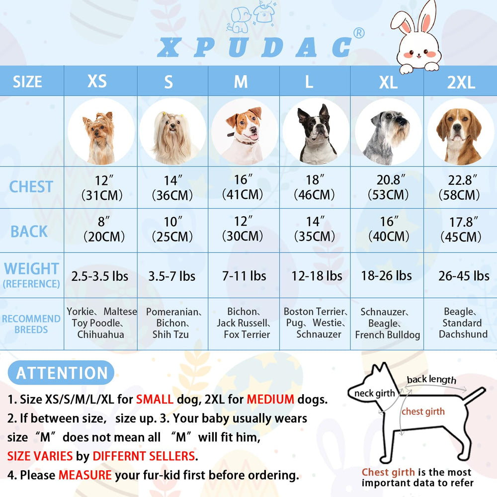 XPUDAC pyjama facile à enfiler et retirer, design quatre-pattes élastique.