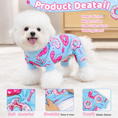 XPUDAC pyjamas chien arrière: motif mignon pour plus de style et chaleur.