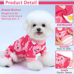 XPUDAC pyjamas chien tissu-doux: douceur pour la peau sensible