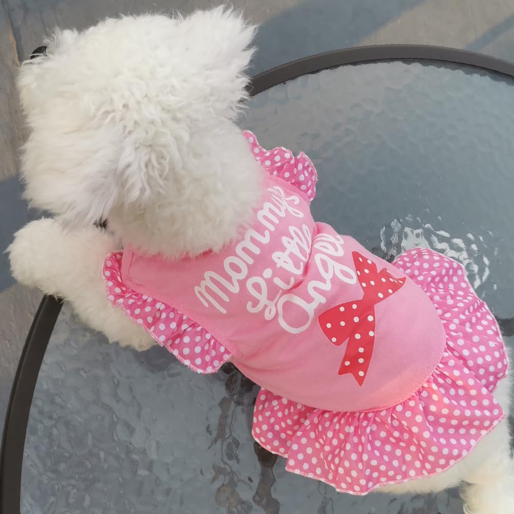 XPUDAC robe petit chat rose occasion, chic et confortable lors d'événements.