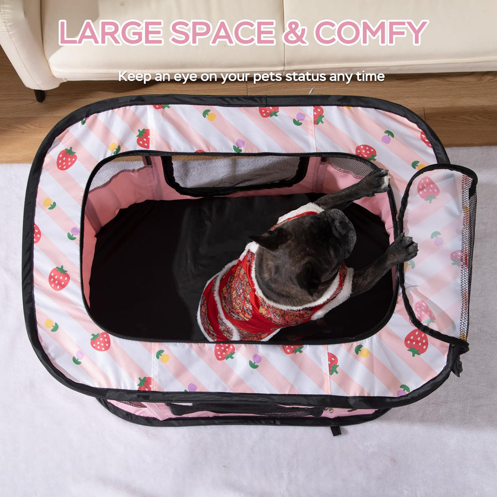 XRG enclos portable rose durable en toile 600D