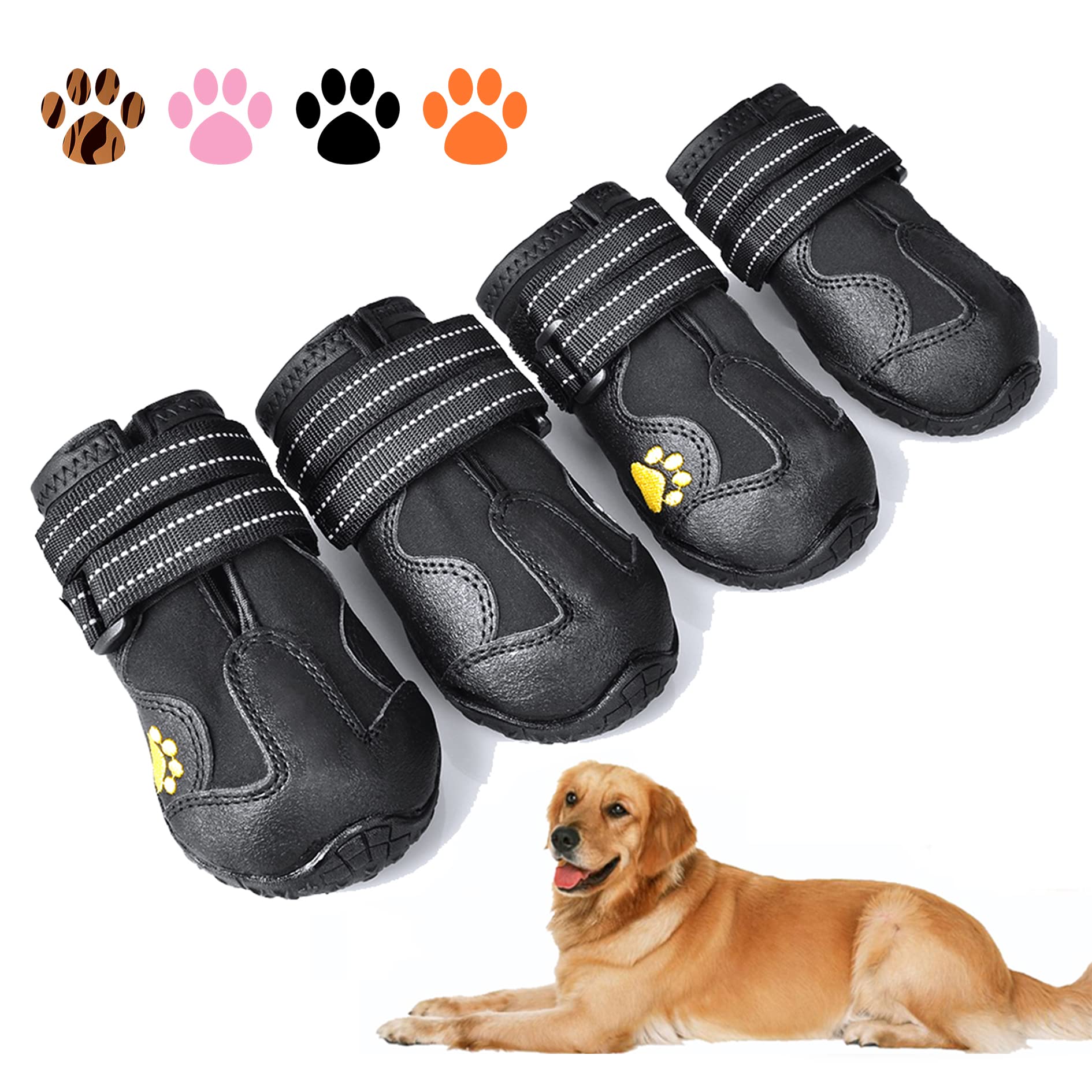 XSY&G bottes impermeables pour chien protégeant les pattes contre l'eau.