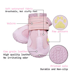 XSY&G bottes chien, bandes réfléchissantes pour une meilleure visibilité nocturne.