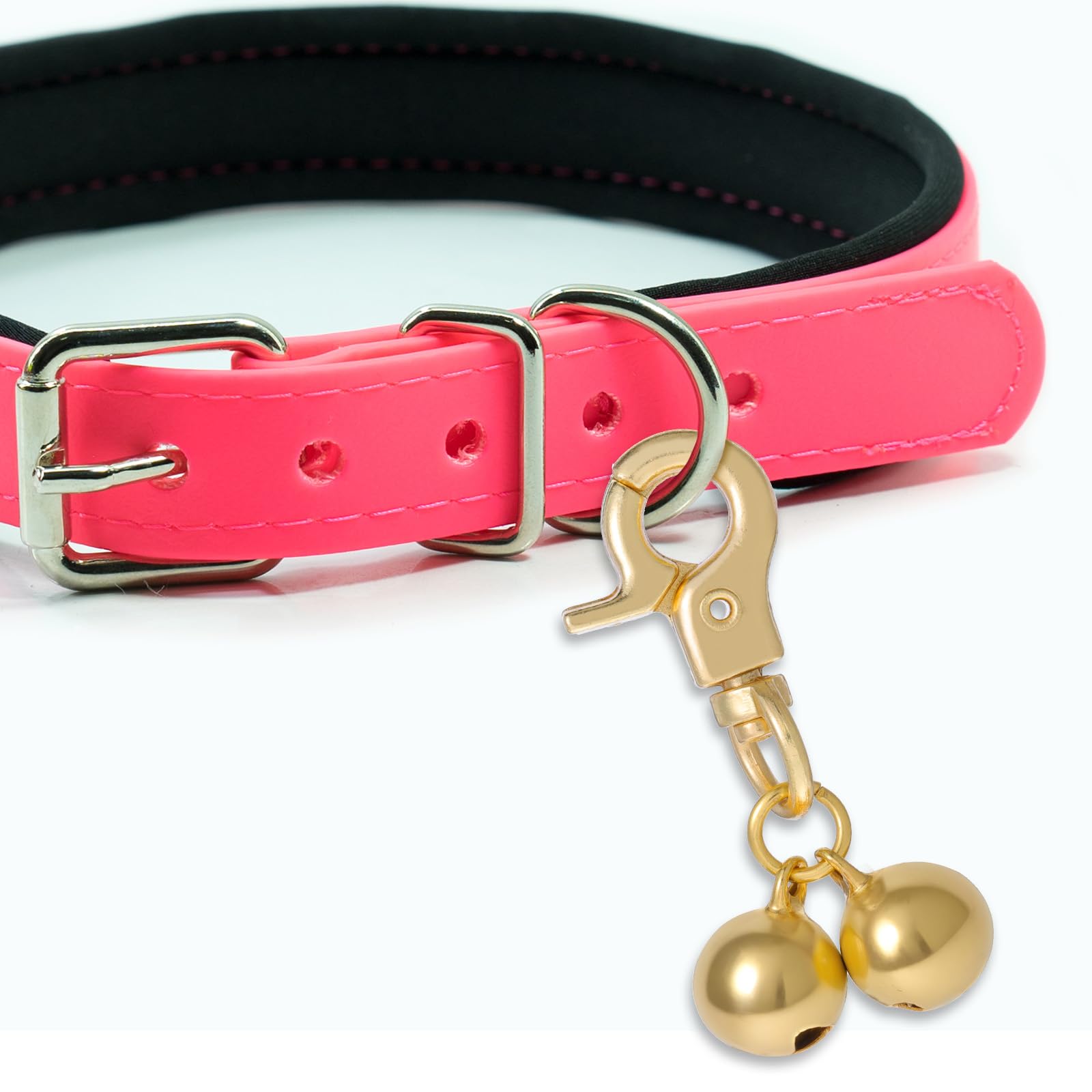 Xthrotsenk cloche dorée résistante en inox, durable et anti-rouille.