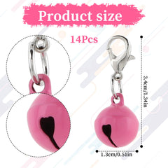 Grelots Xthrotsenk pour collier chat et chien rouge, visibles et attractifs