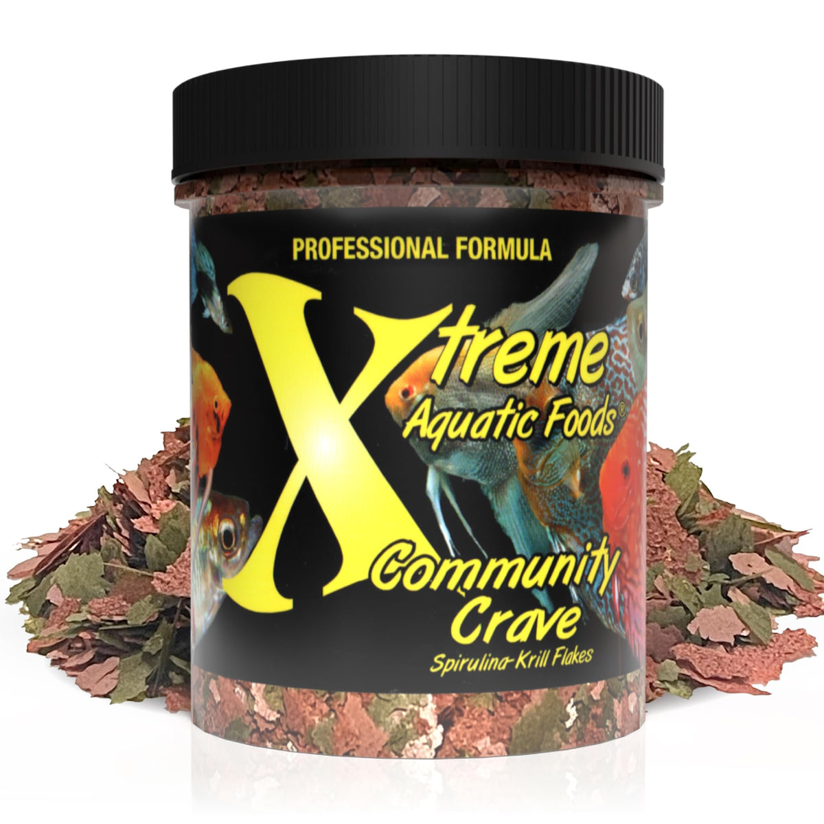 Flocons Communautaires Xtreme Crave – couleurs vives pour poissons visuellement attrayants